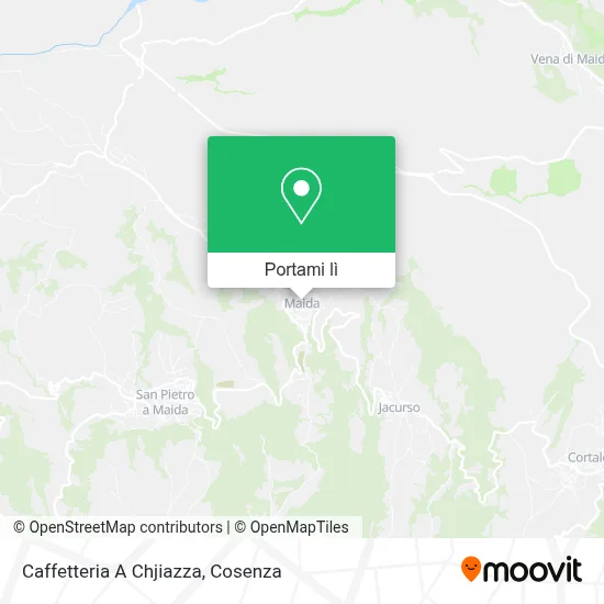 Mappa Caffetteria A Chjiazza