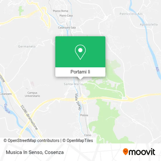 Mappa Musica In Senso