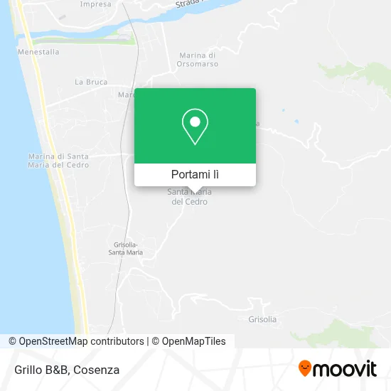 Mappa Grillo B&B