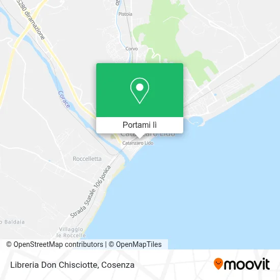 Mappa Libreria Don Chisciotte