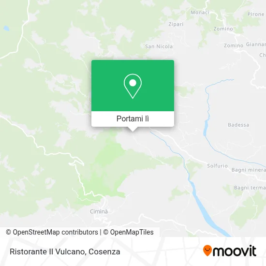Mappa Ristorante Il Vulcano