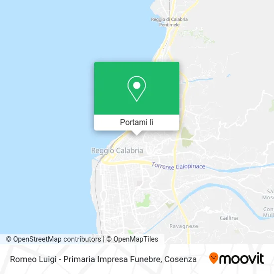 Mappa Romeo Luigi - Primaria Impresa Funebre