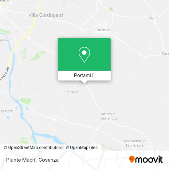 Mappa Piante Macri'