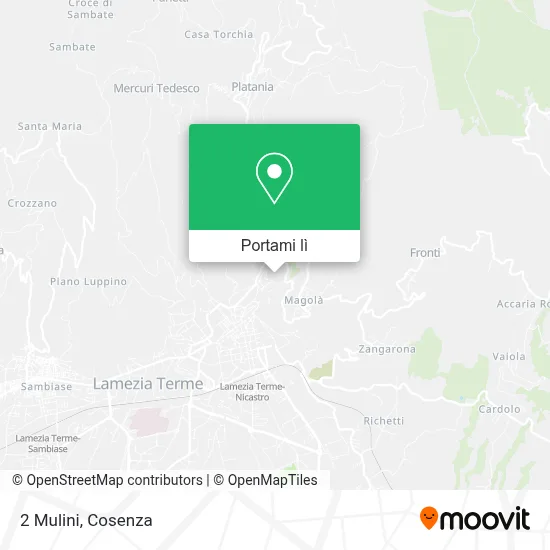 Mappa 2 Mulini