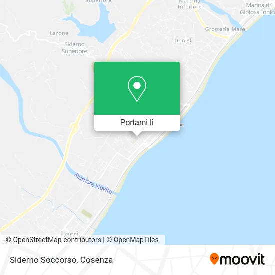 Mappa Siderno Soccorso