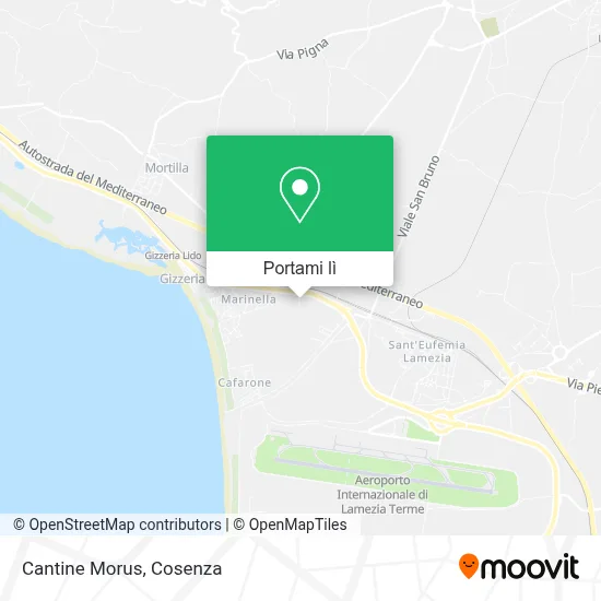 Mappa Cantine Morus