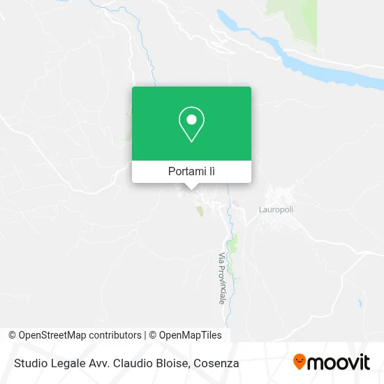Mappa Studio Legale Avv. Claudio Bloise