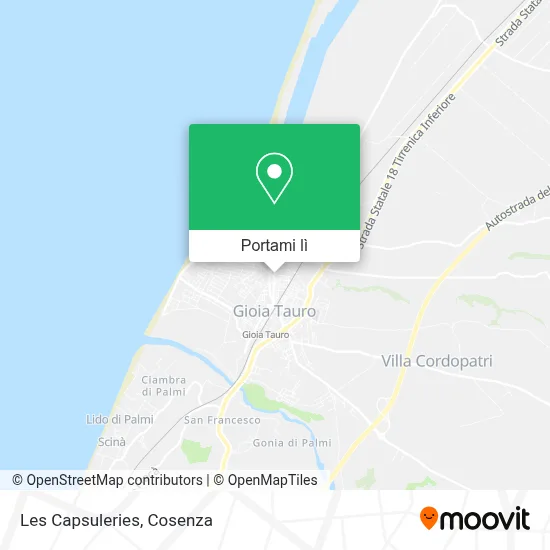 Mappa Les Capsuleries