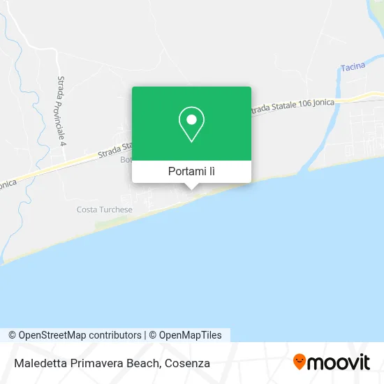 Mappa Maledetta Primavera Beach