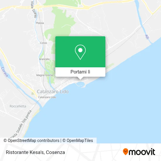 Mappa Ristorante Kesa's
