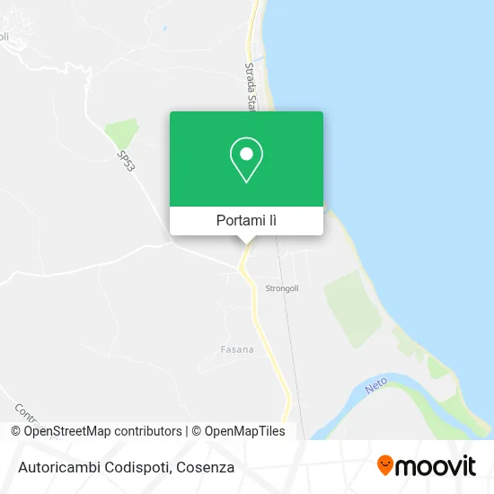 Mappa Autoricambi Codispoti