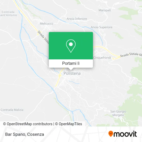 Mappa Bar Spano
