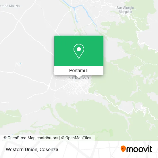 Mappa Western Union