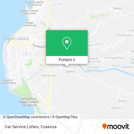 Mappa Car Service Lofaro