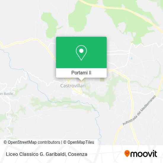 Mappa Liceo Classico G. Garibaldi
