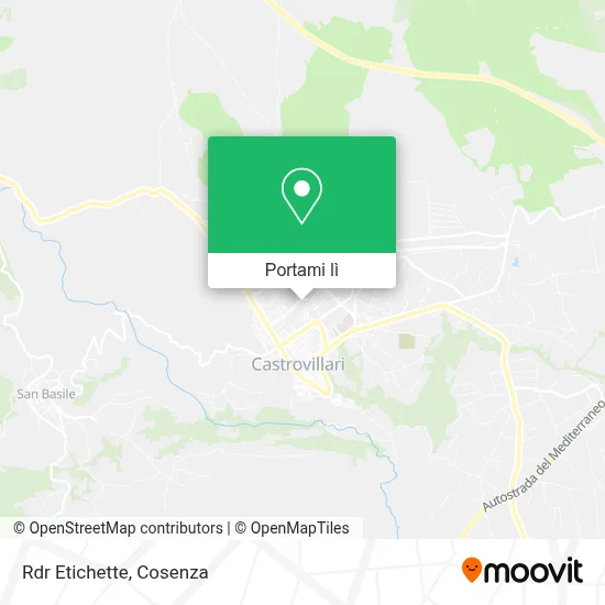 Mappa Rdr  Etichette