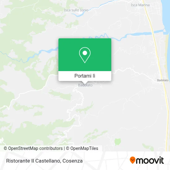 Mappa Ristorante Il Castellano