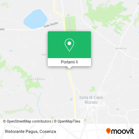 Mappa Ristorante Pagus
