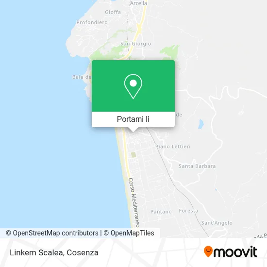 Mappa Linkem Scalea