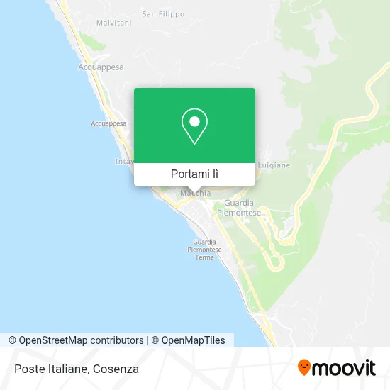 Mappa Poste Italiane