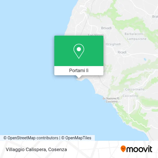 Mappa Villaggio Calispera
