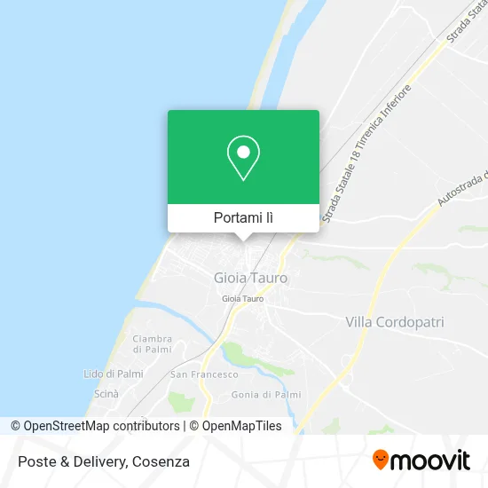 Mappa Poste & Delivery
