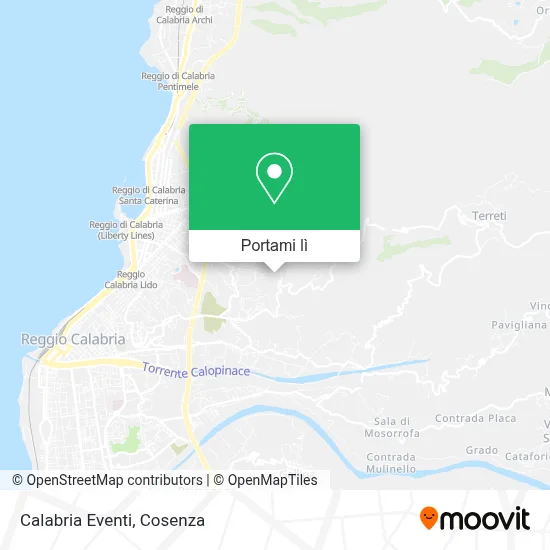 Mappa Calabria Eventi