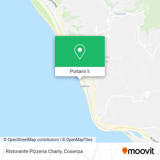 Mappa Ristorante Pizzeria Charly