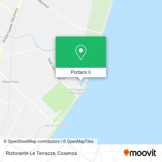Mappa Ristorante Le Terrazze