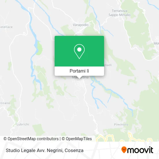 Mappa Studio Legale Avv. Negrini