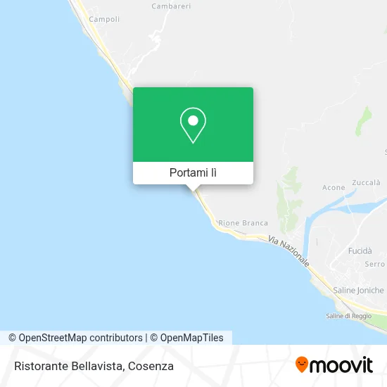 Mappa Ristorante Bellavista