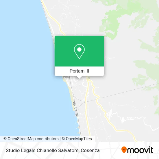 Mappa Studio Legale Chianello Salvatore