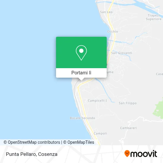 Mappa Punta Pellaro