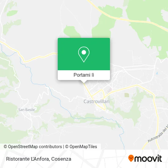 Mappa Ristorante L'Anfora