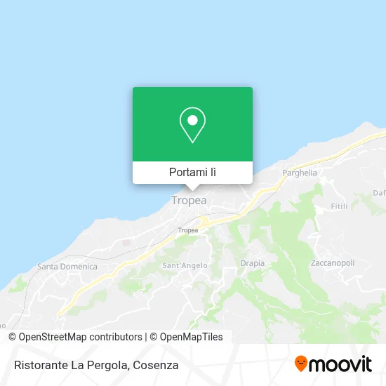 Mappa Ristorante La Pergola