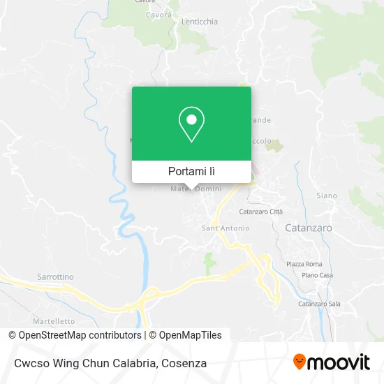 Mappa Cwcso Wing Chun Calabria