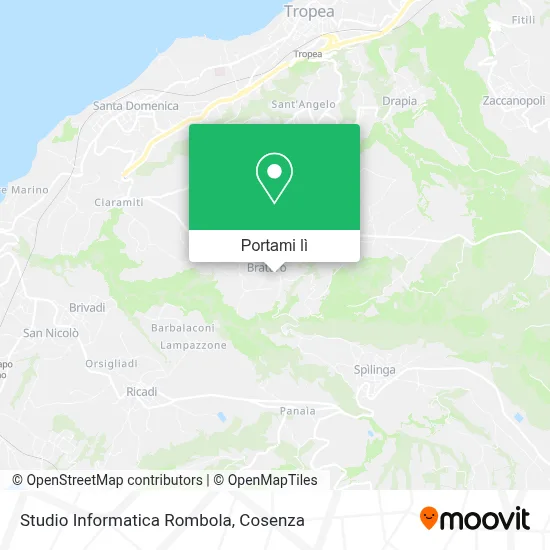 Mappa Studio Informatica Rombola