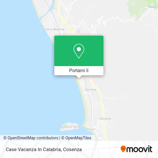 Mappa Case Vacanza In Calabria