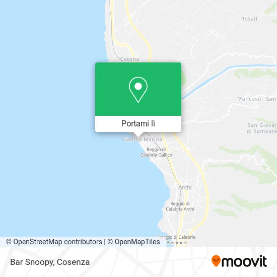 Mappa Bar Snoopy