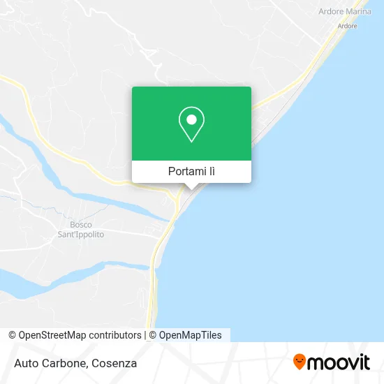 Mappa Auto Carbone