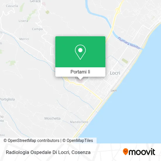 Mappa Radiologia Ospedale Di Locri