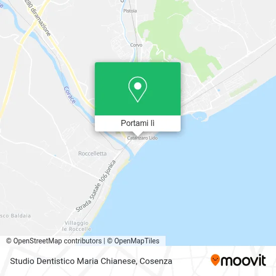 Mappa Studio Dentistico Maria Chianese