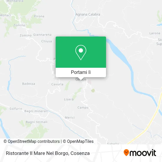 Mappa Ristorante Il Mare Nel Borgo
