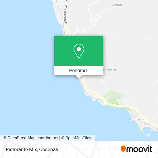 Mappa Ristorante Mix