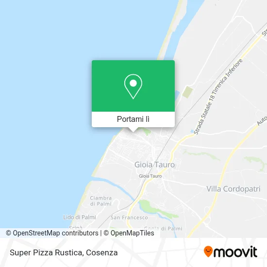 Mappa Super Pizza Rustica
