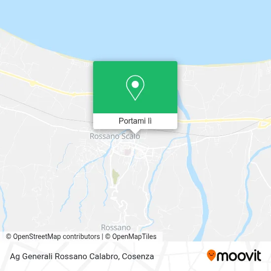 Mappa Ag Generali Rossano Calabro
