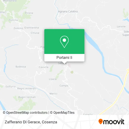 Mappa Zafferano Di Gerace
