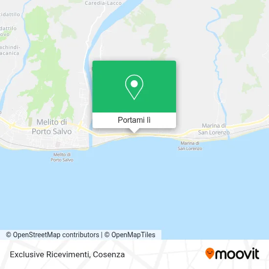 Mappa Exclusive Ricevimenti