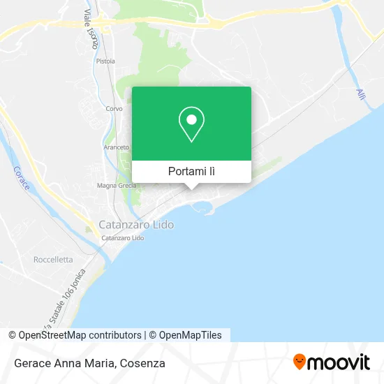 Mappa Gerace Anna Maria