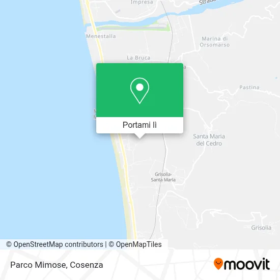 Mappa Parco Mimose